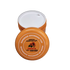 A container of Americas Carrot Sun Tan Papaya cream with a white lid and orange label, featuring product information and branding.