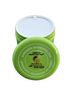 A container of Americas Carrot Sun Tan tanning cream with a green lid, featuring product information on the label.